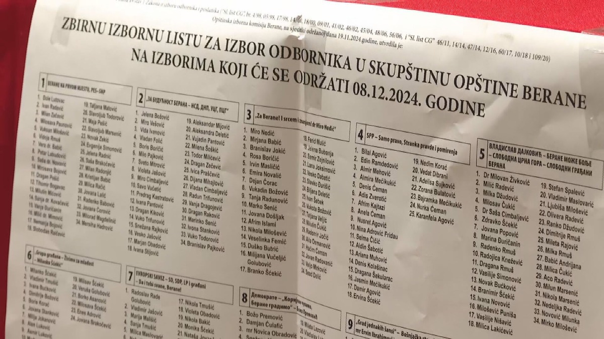 Večeras zvanični rezultati izbora Izbori 2024 RTCG Radio