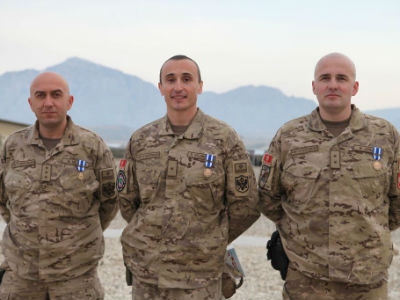 Medalje za naše oficire u Avganistanu Medalje za naše oficire u Avganistanu