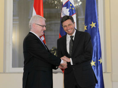 Josipović i Pahor za što brze rješenje spora Josipović i Pahor za što brze rješenje spora