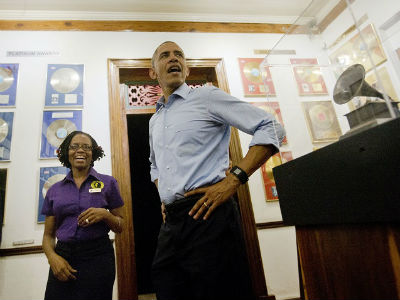 Obama na Jamajci Obama na Jamajci