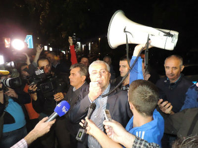 Demonstranti žele da uspore put u NATO Demonstranti žele da uspore put u NATO