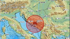 Земљотрес у БиХ, осјетио се и у Црној Гори