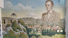 Mural Lesa Ivanovića u Dnevnom centru Cetinje