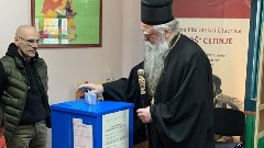 Митрополит Јоаникије гласао на Цетињу