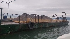Служба НПЦГ одузела танкер са илегалним шљунком
