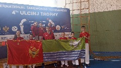 Теквондо клуб "Дурмитор- Врхнике" освојио седам медаља у Улцињу