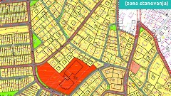 Планирана локација нове школе на Забјелу