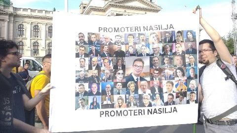 Пети протест "Србија против насиља"
