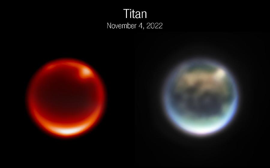 Titan je drugi po veličini satelit u Sunčevom sistemu, veći i od planete Merkur