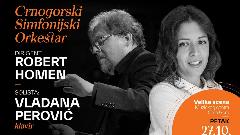 Koncert pijanistkinje Vladane Perović i CSO