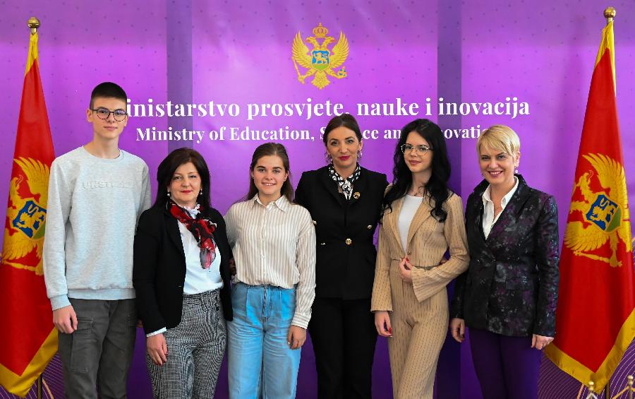 Sa prijema pljevaljskih gimnazijalaca