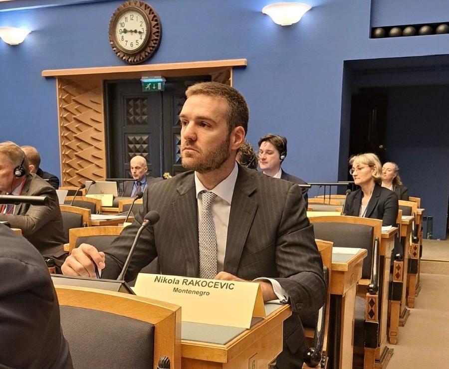 Rakočević na skupu u Talinu 