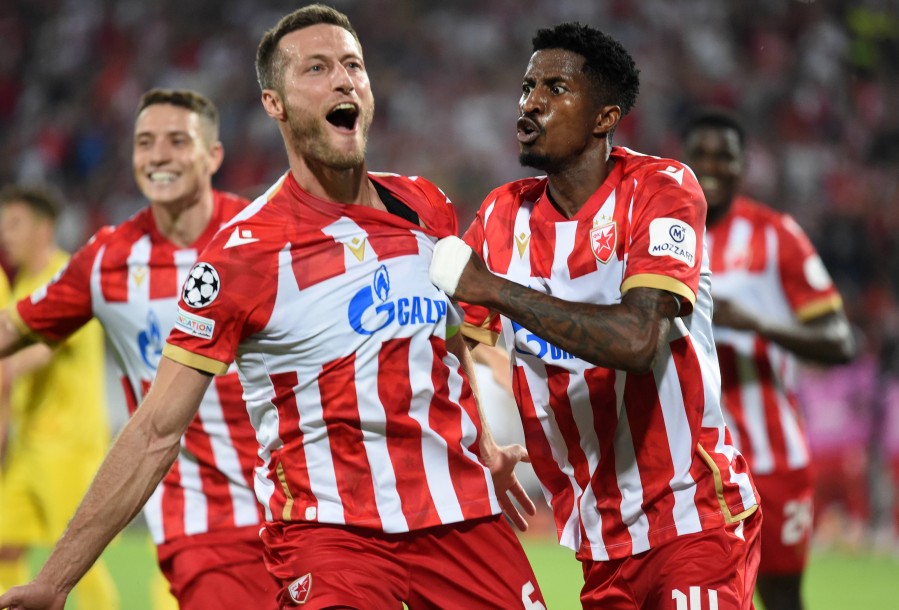 Spajić proslavlja gol