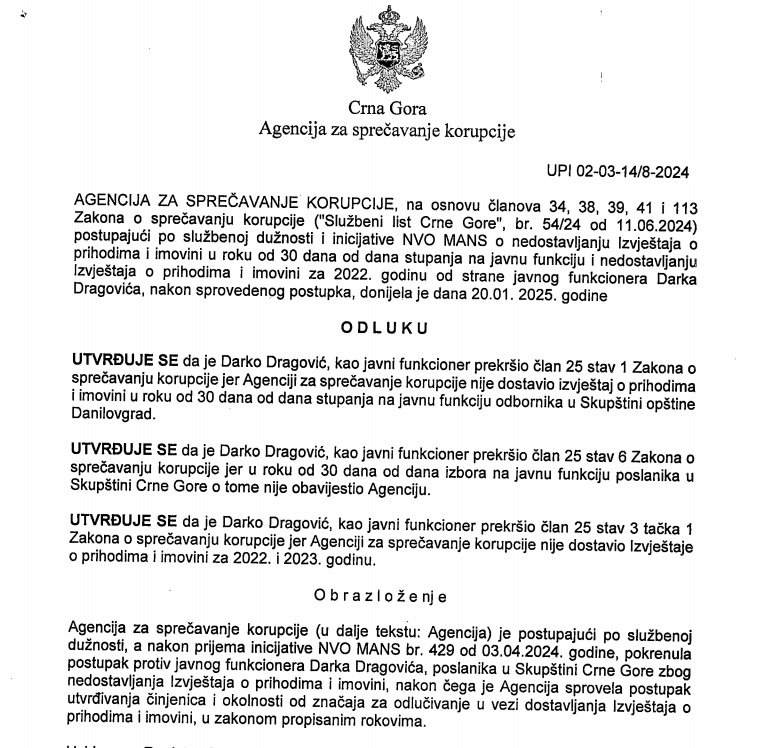 Dokument Darko Dragović