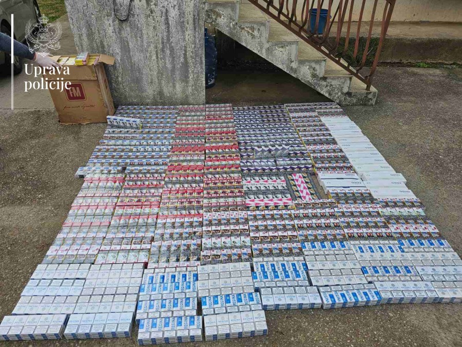 Zaplijenjene cigarete 