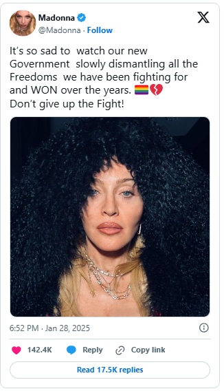 Madona na instagramu