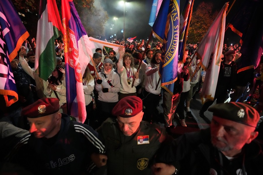 Doček studenata iz Novog Pazara koji su najduže pješačili