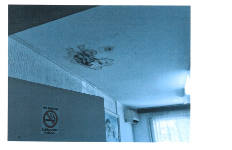 Izvještaj o kontrolnom obilasku Odjeljenja bezbjednosti Tivat – 2025. godine: Ispucao plafon i vlaga u kancelariji službenika