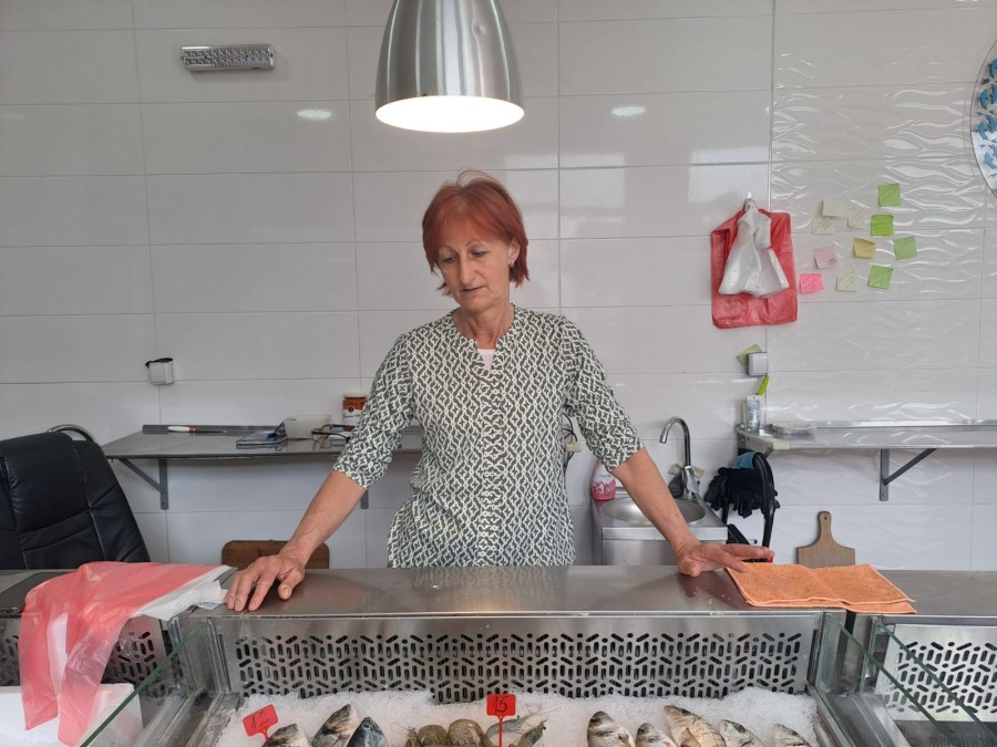Dragana Stanković, zakupac tezge u ribarnici