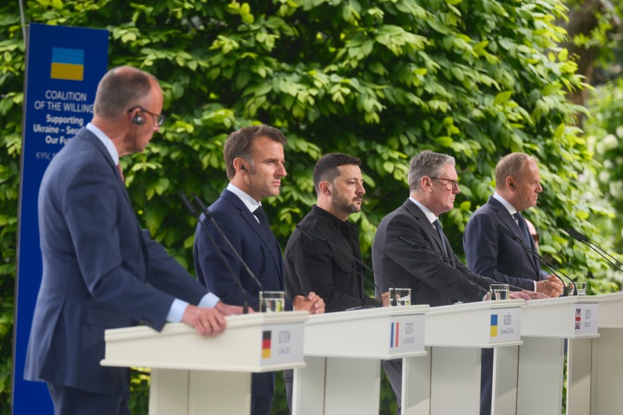 Merc, Makron, Zelenski, Starmer i Tusk