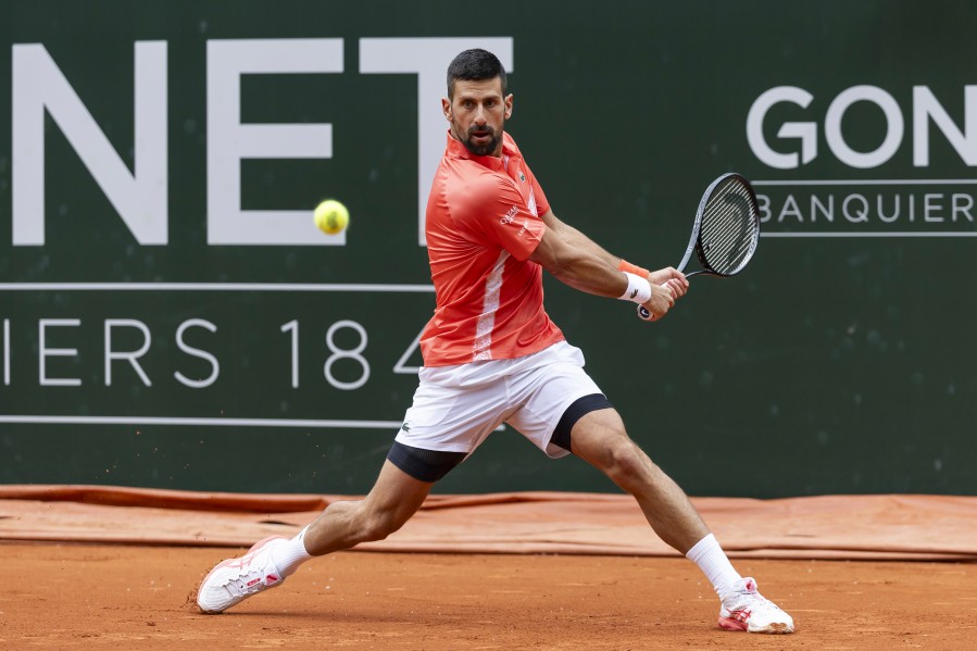 Novak Đoković na današnjem meču