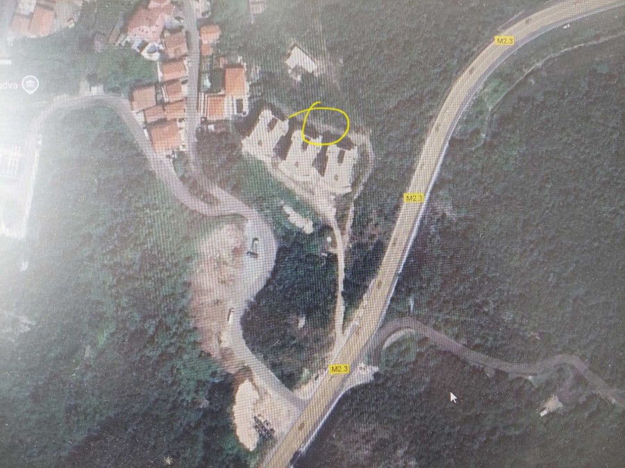 Označeno mjesto na kojem je bio sakriven motor