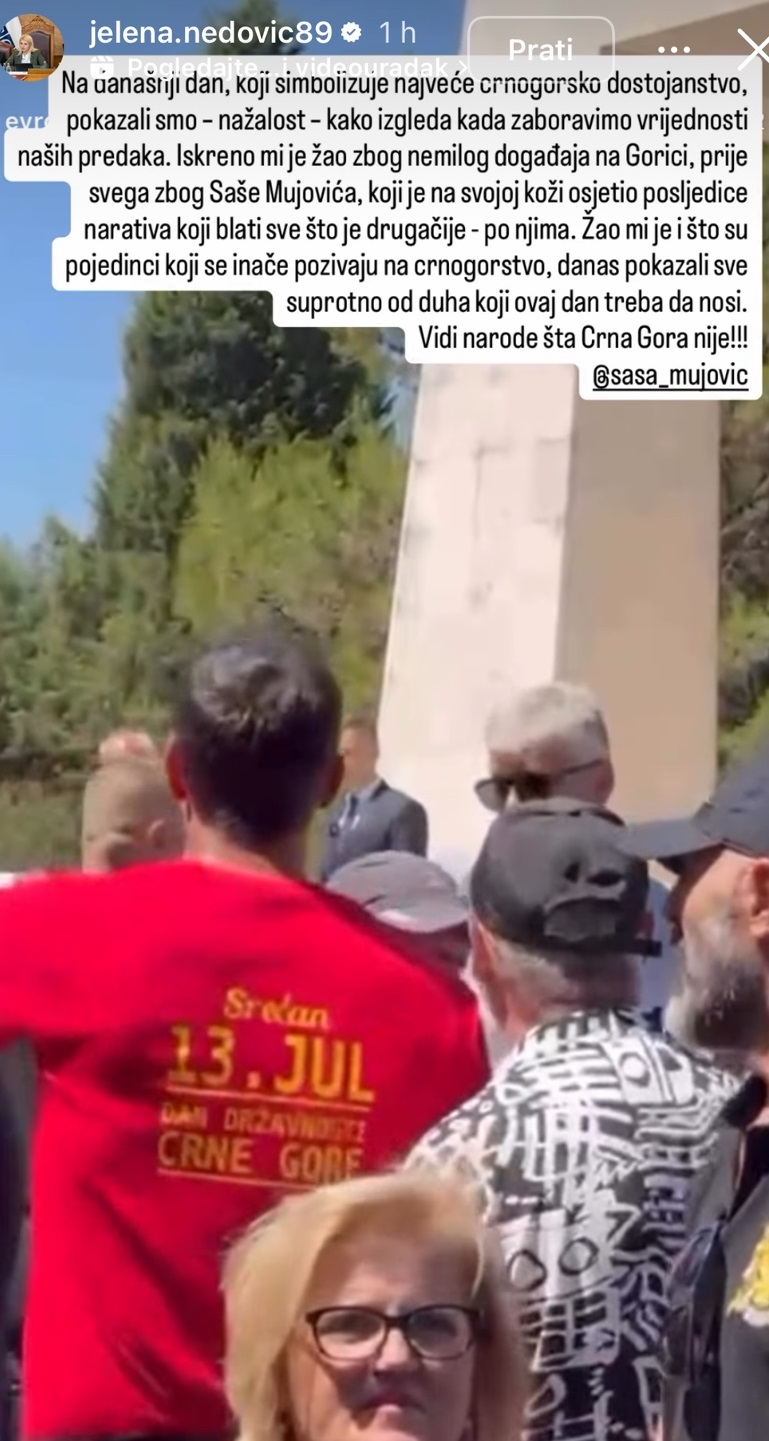 Objava poslanice Nedović 