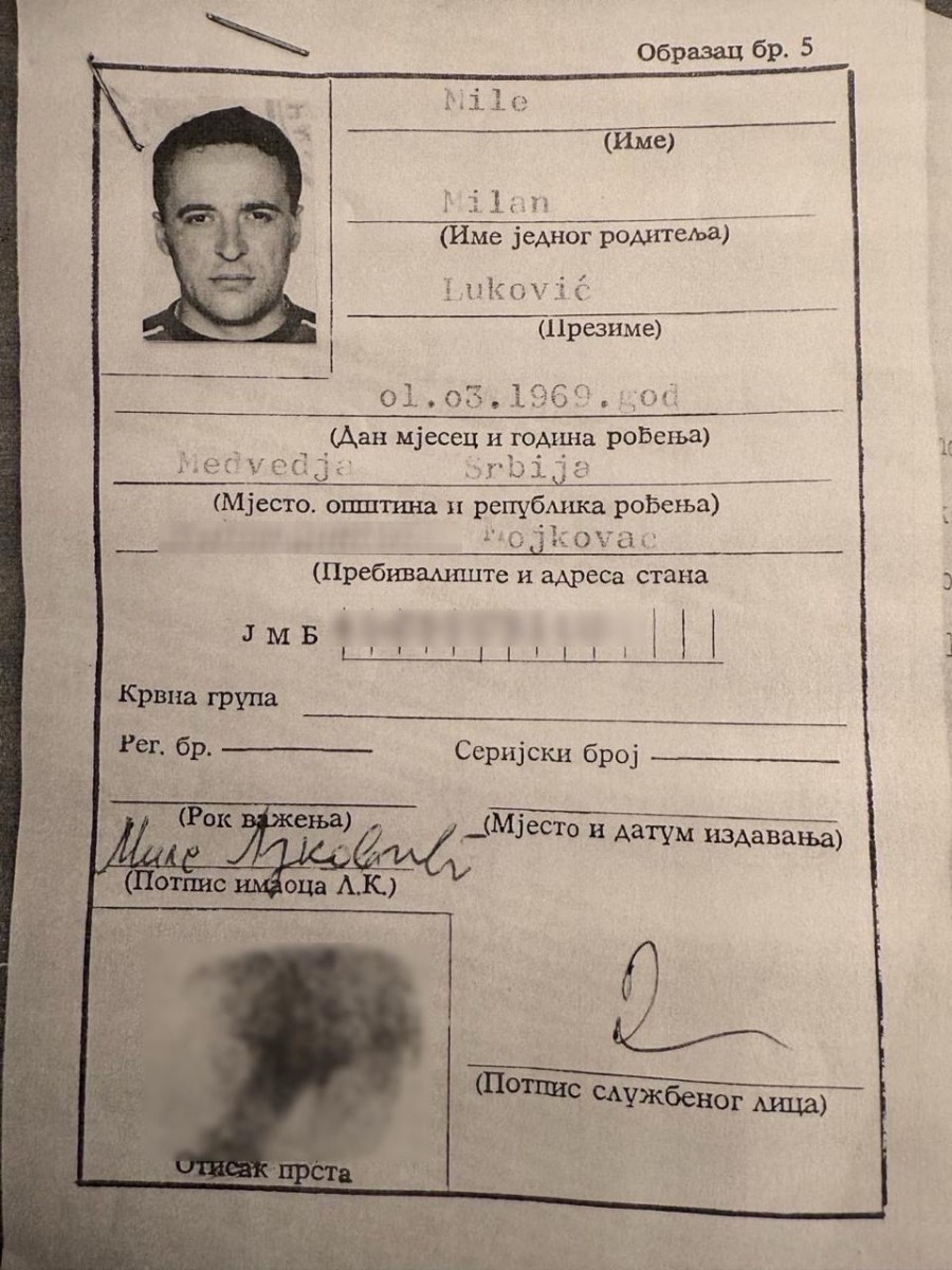 Crnogorski papiri za Lukovića 