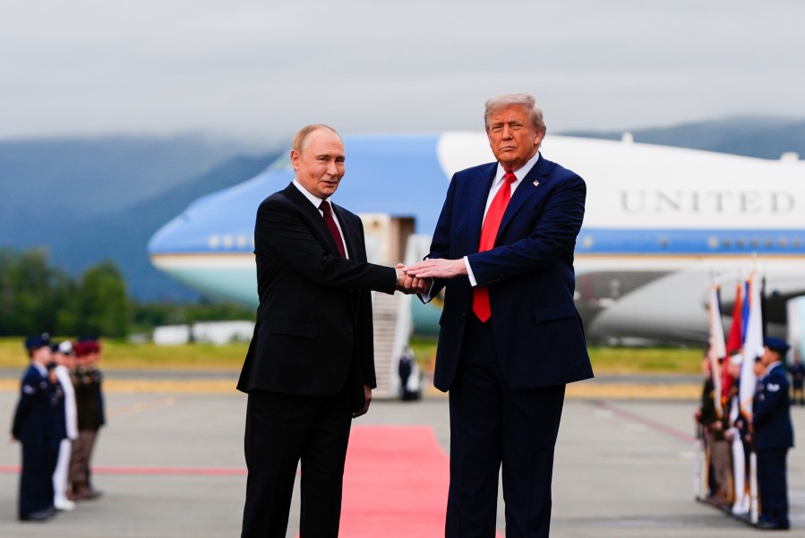 Tramp i Putin na Aljasci 15. avgusta 2025.