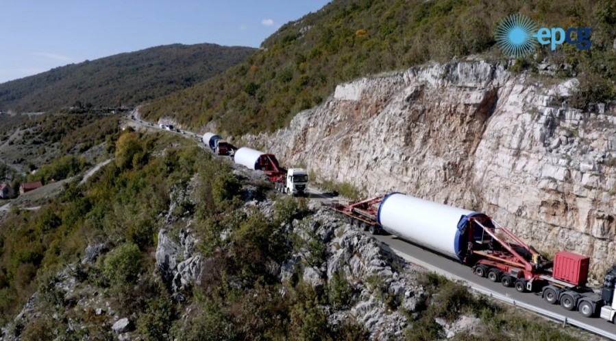 Transport opreme za VE Gvozd