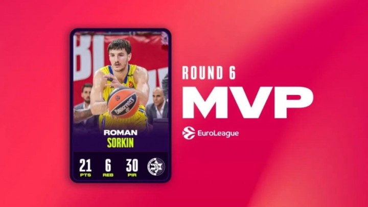 Vodio Makabi do trijumfa nad Realom: Sorkin MVP 6. kola Evrolige thumb3.jpg