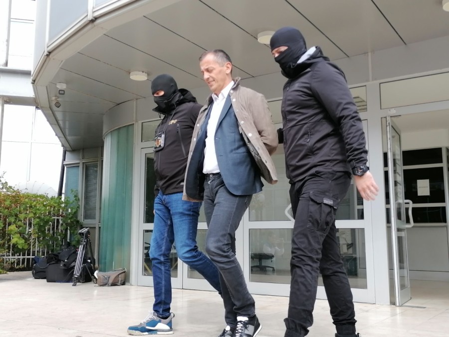 Predrag Bošković uhapšen je juče na podgoričkom aerodromu