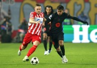 Liga šampiona: : Crvena Zvezda nastavila negativan niz, moćna Barselona slavila usred Beograda 2:5