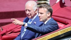 Francuski predsednički par u Velikoj Britaniji: Kočije, smotra i gala večera
