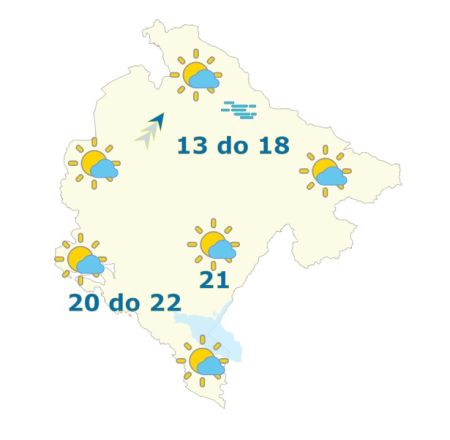 Foto: meteo.co.me Foto: meteo.co.me