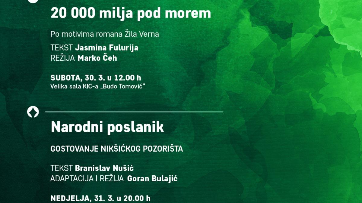 Vikend Uz "20.000 Milja Pod Morem" I "Narodnog Poslanika" :: Kulturna ...