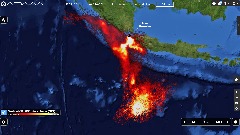 Erupcija vulkana Anak Krakatoa, oblak pepela visok 3.000 metara